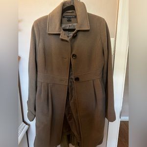 Taupe pea coat